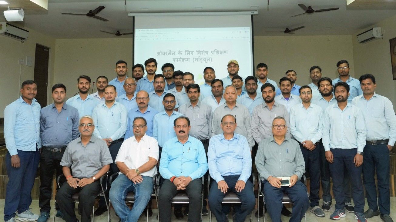 एनसीएल ने खनन पर्यवेक्षकों हेतु तीन दिवसीय तकनीकी विकास प्रशिक्षण कार्यक्रम का किया आयोजन। 