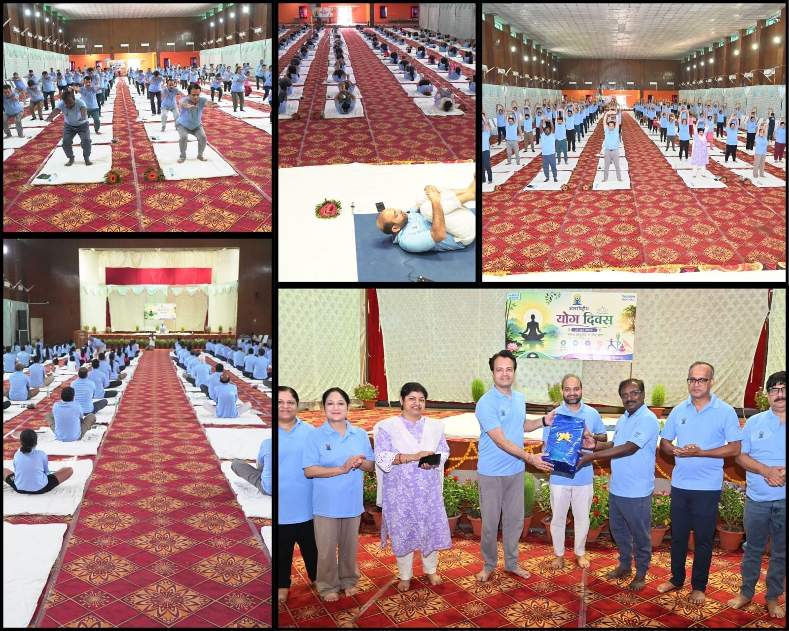 अंतरराष्ट्रीय योग दिवस 2026 पर एनटीपीसी विंध्याचल में सामूहिक योगाभ्यास का आयोजन। अंतरराष्ट्रीय योग दिवस 2026 पर एनटीपीसी विंध्याचल में सामूहिक योगाभ्यास का आयोजन।